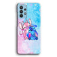 Angel and Stitch Aesthetic Marble Samsung Galaxy A32 Case