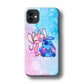 Angel and Stitch Aesthetic Marble iPhone 11 Case