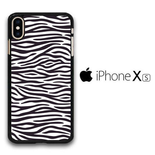 Animal Zebra Skin 01 iPhone Xs Case