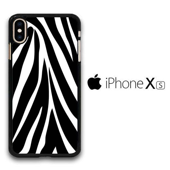 Animal Zebra Skin 02 iPhone Xs Case