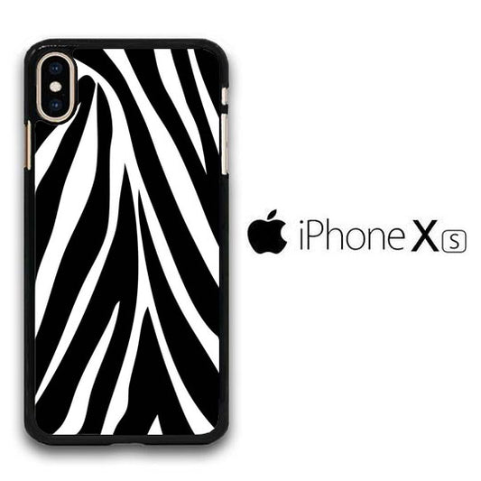 Animal Zebra Skin 02 iPhone Xs Case