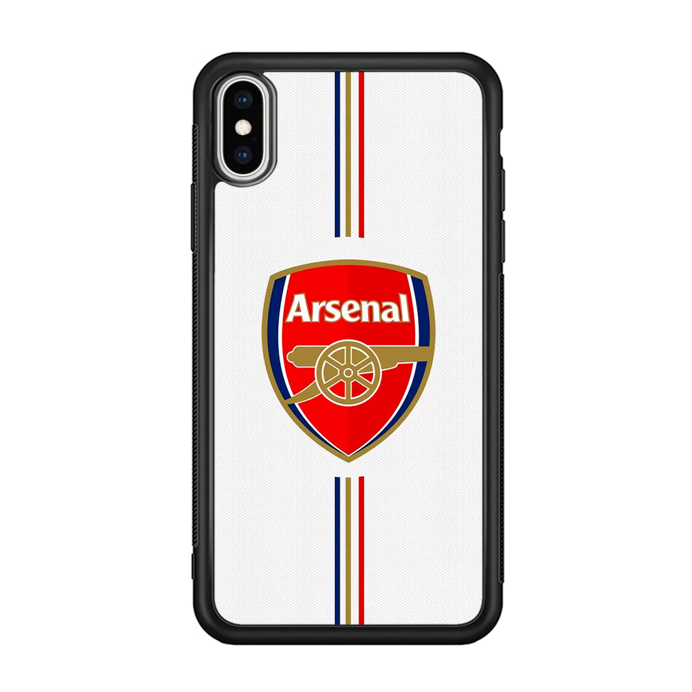 Arsenal FC Stripe iPhone Xs Max Case