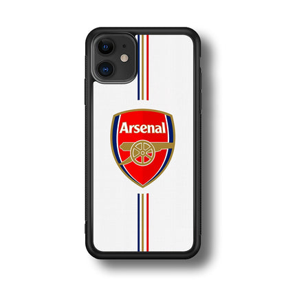Arsenal FC Stripe iPhone 11 Case