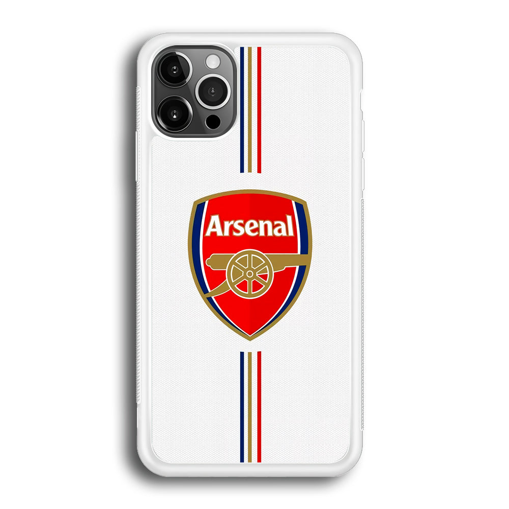 Arsenal FC Stripe iPhone 12 Pro Max Case
