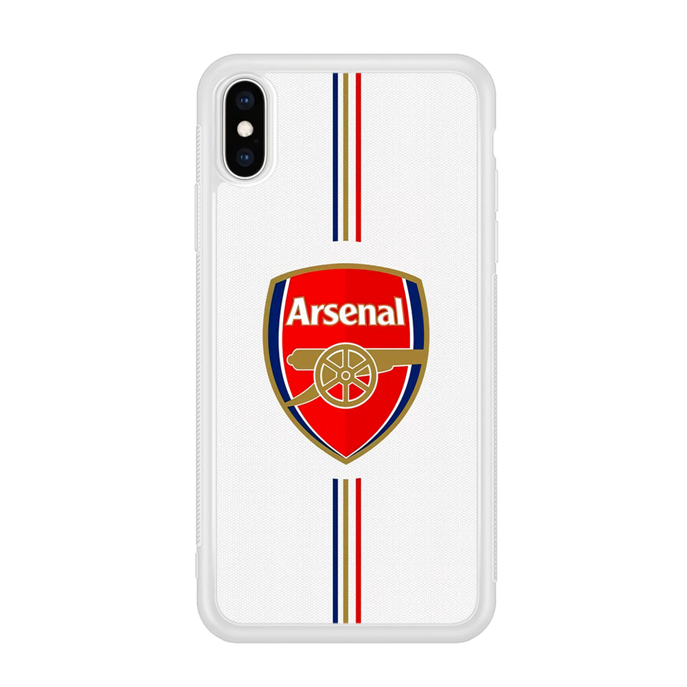 Arsenal FC Stripe iPhone Xs Max Case