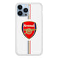 Arsenal FC Stripe iPhone 13 Pro Max Case