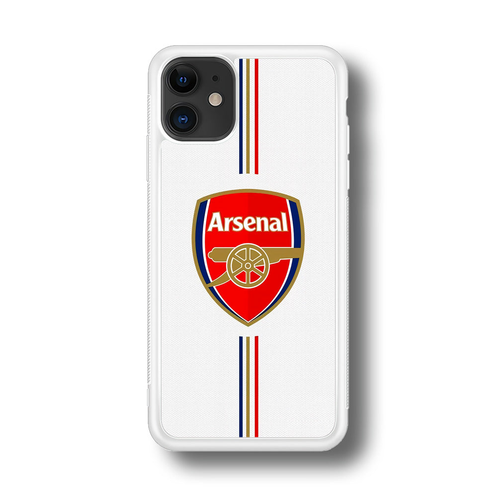 Arsenal FC Stripe iPhone 11 Case