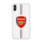 Arsenal FC Stripe iPhone X Case
