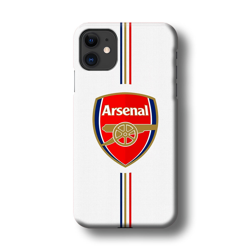 Arsenal FC Stripe iPhone 11 Case