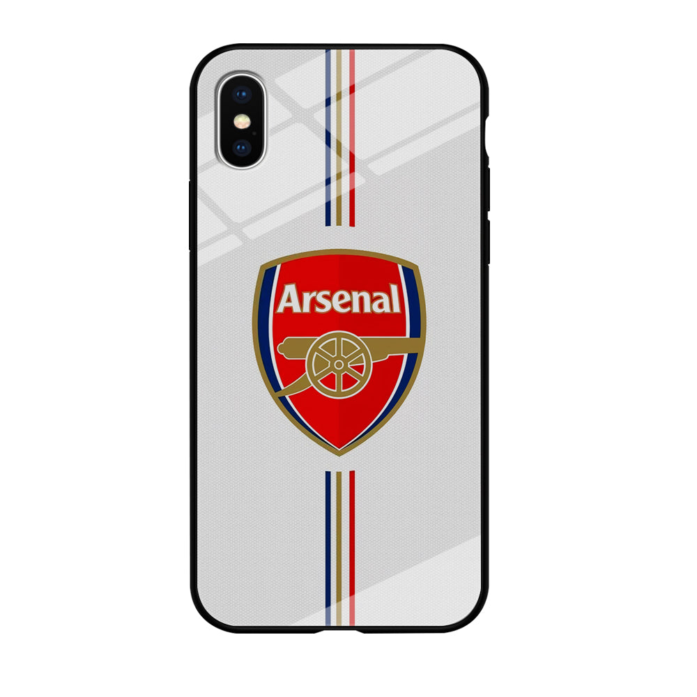 Arsenal FC Stripe iPhone X Case