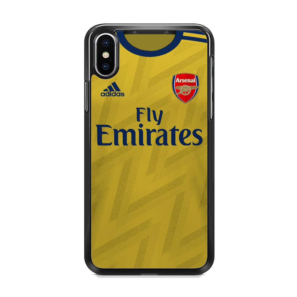 Arsenal Away Jersey Yellow iPhone X Case