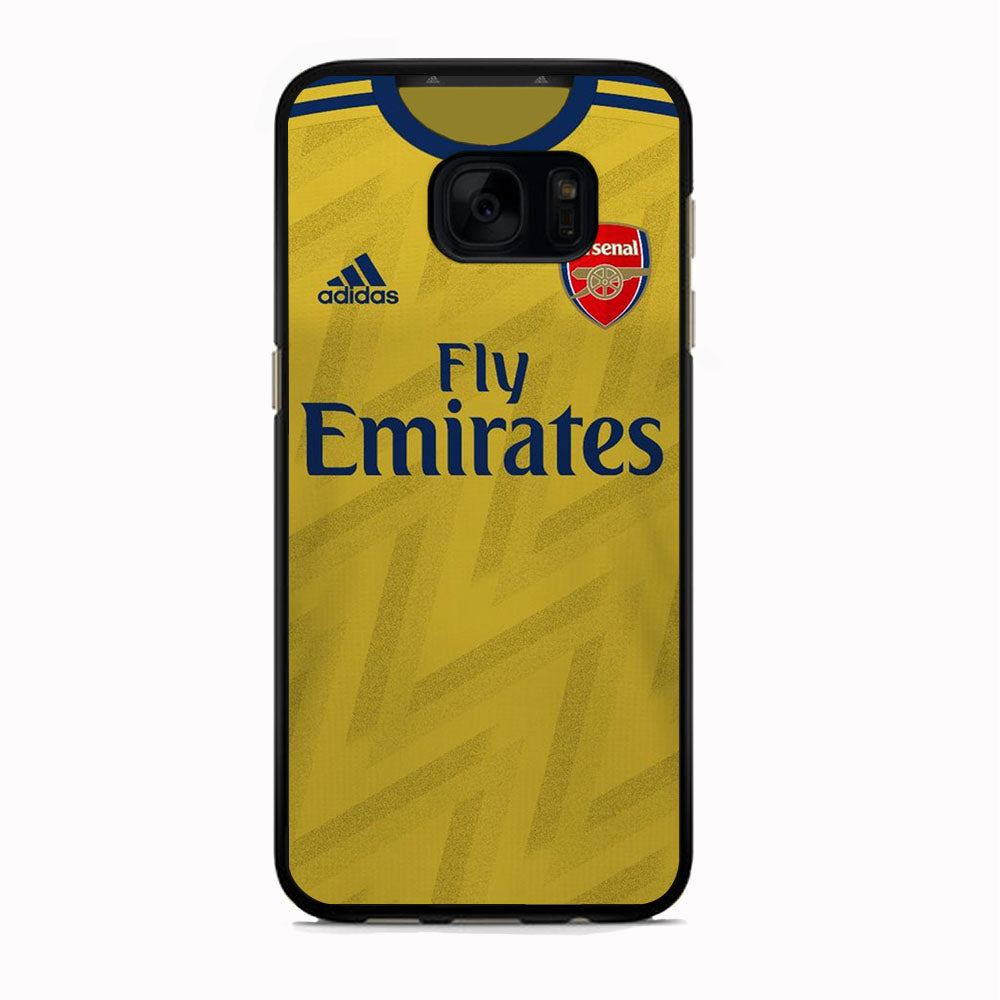 Arsenal Away Jersey Yellow Samsung Galaxy S7 Edge Case