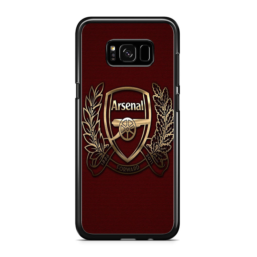 Arsenal Maroon Gold Logo Team Samsung Galaxy S8 Plus Case