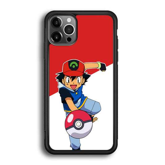 Ash Ketchum Pokeball iPhone 12 Pro Max Case