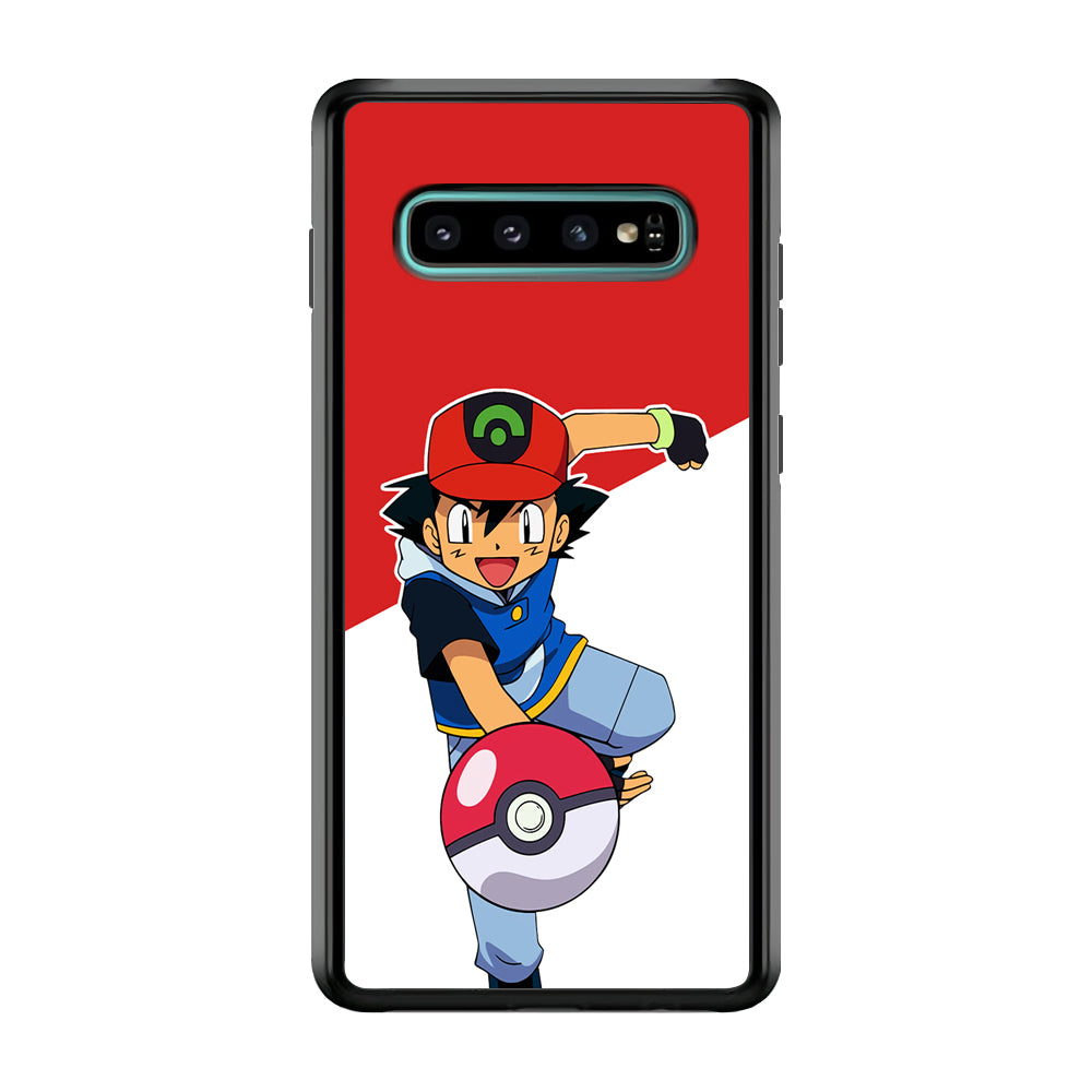 Ash Ketchum Pokeball Samsung Galaxy S10 Case