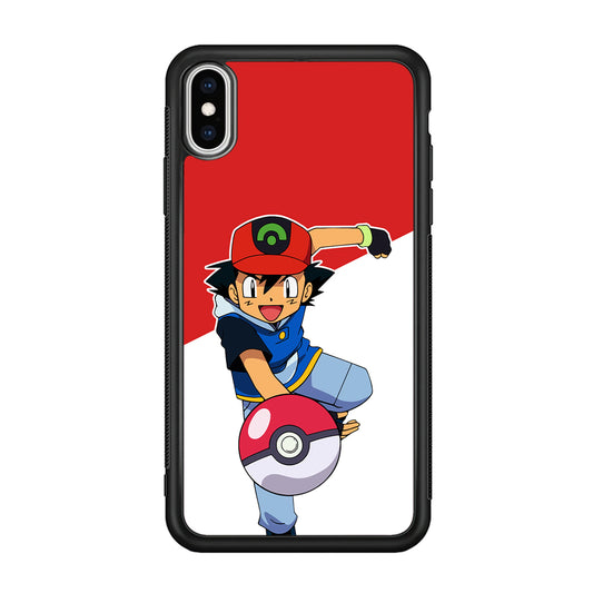 Ash Ketchum Pokeball iPhone Xs Max Case