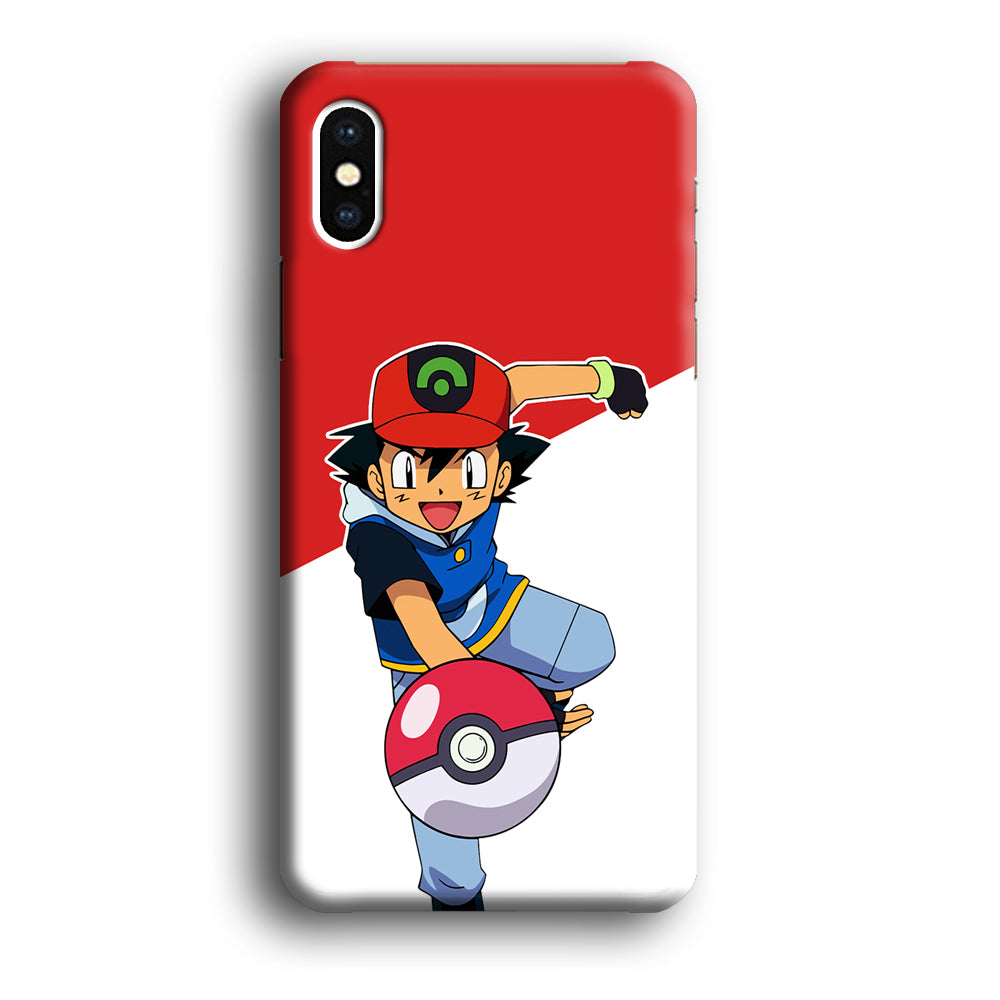 Ash Ketchum Pokeball iPhone Xs Max Case