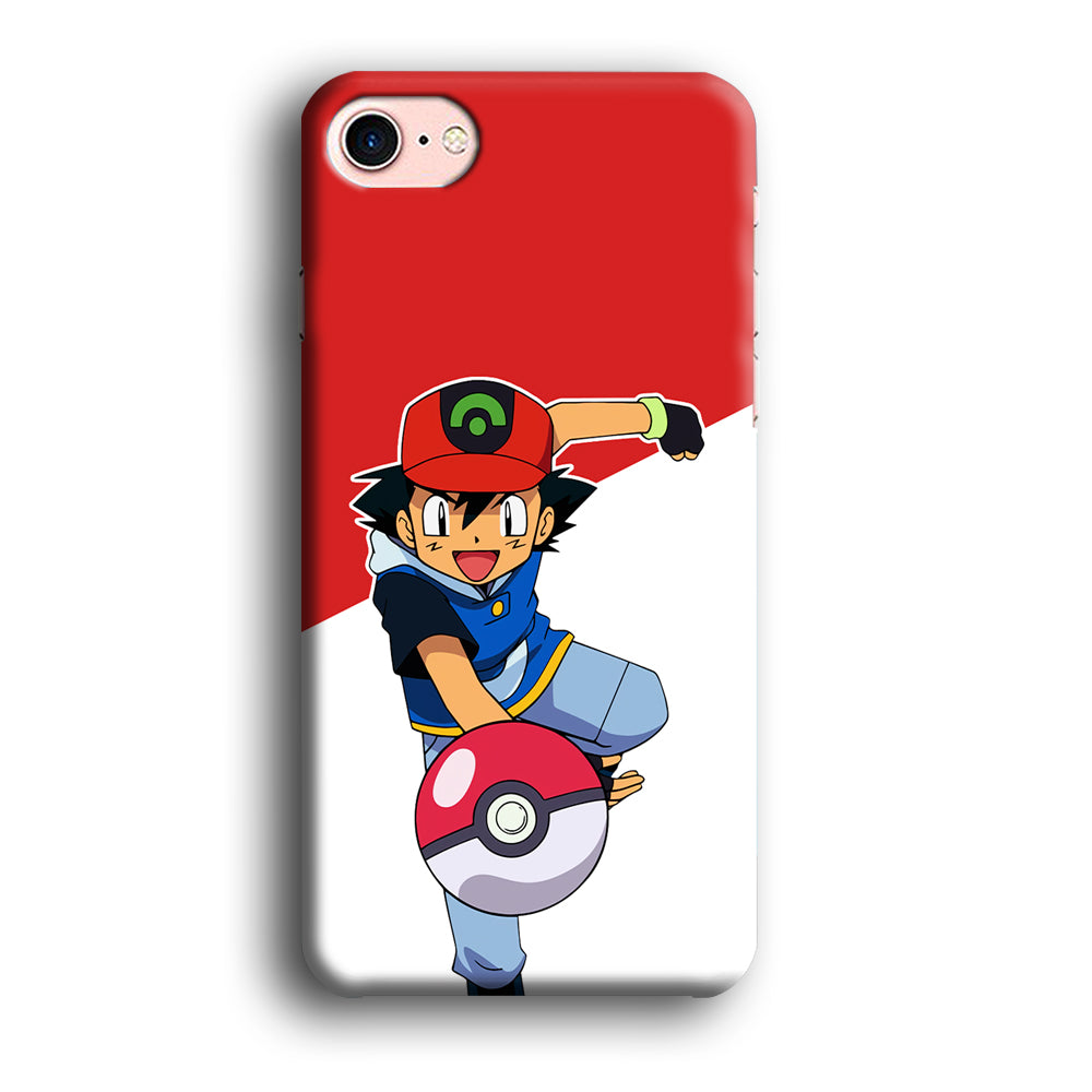 Ash Ketchum Pokeball iPhone 8 Case