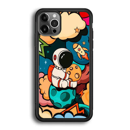 Astronaut Cute Art iPhone 12 Pro Case