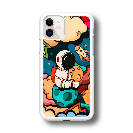 Astronaut Cute Art iPhone 11 Case
