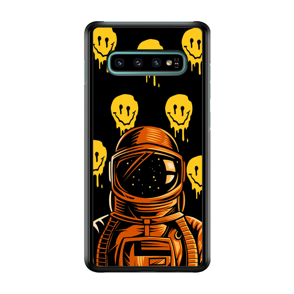 Astronaut Emoji Smile Samsung Galaxy S10 Case