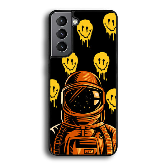Astronaut Emoji Smile Samsung Galaxy S21 Plus Case - Ezzystore
