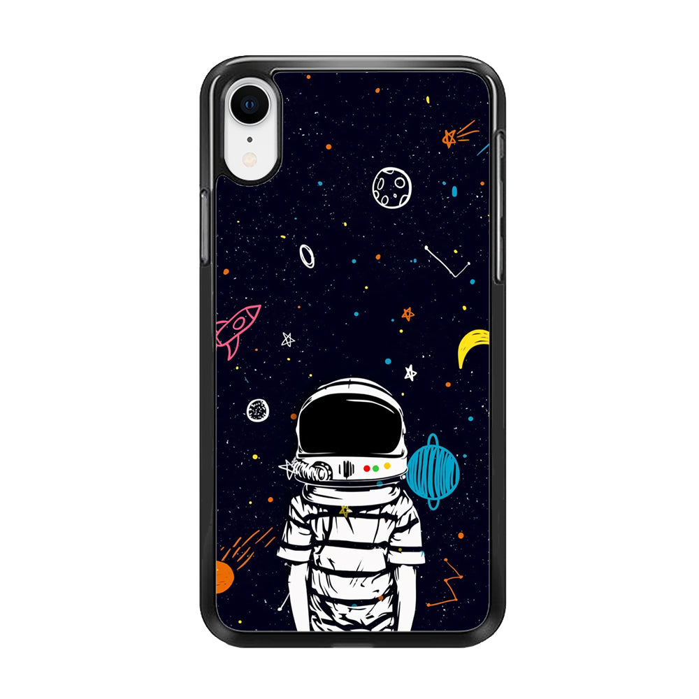 Astronaut Kids Space iPhone XR Case