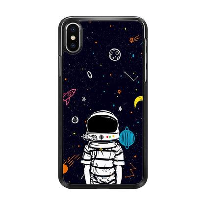 Astronaut Kids Space iPhone X Case
