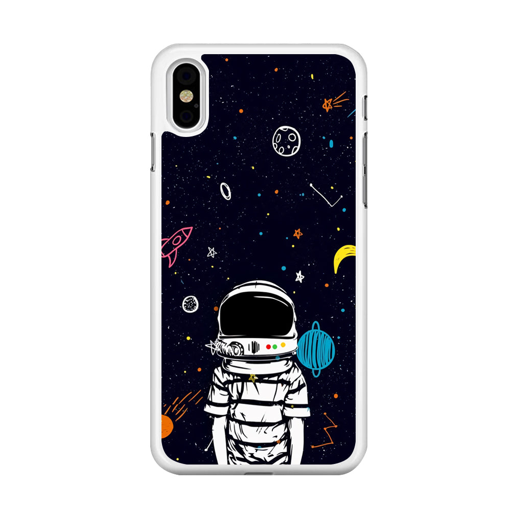 Astronaut Kids Space iPhone Xs Max Case