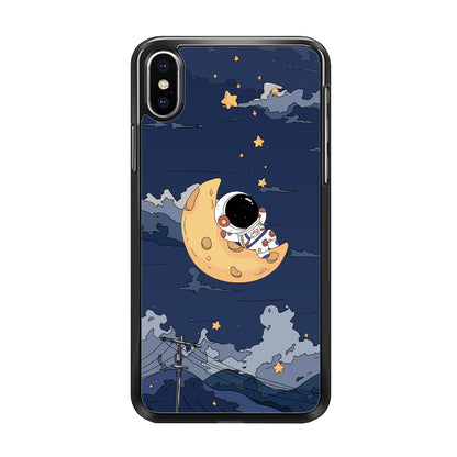 Astronaut Sleep On The Moon iPhone Xs Max Case