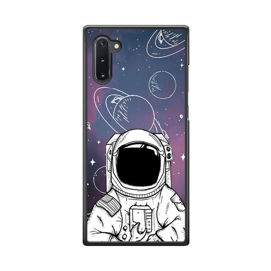 Astronaut White Space Samsung Galaxy Note 10 Case