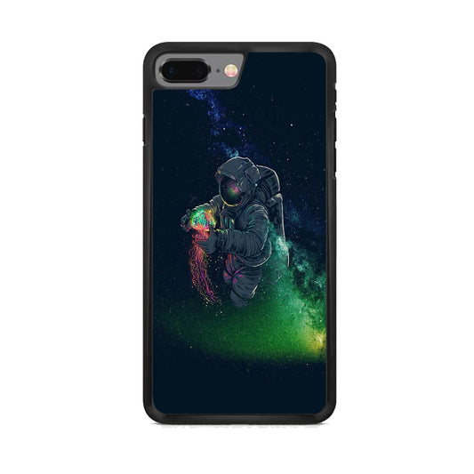 Astronaut Gravity Jellyfish Spark Light iPhone 8 Plus Case