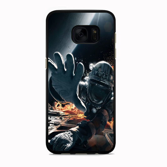 Astronaut Prone From Spacecraft Samsung Galaxy S7 Edge Case