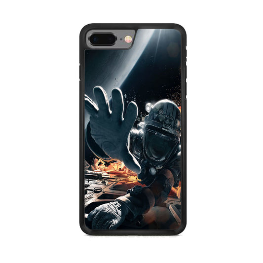 Astronaut Prone From Spacecraft iPhone 8 Plus Case