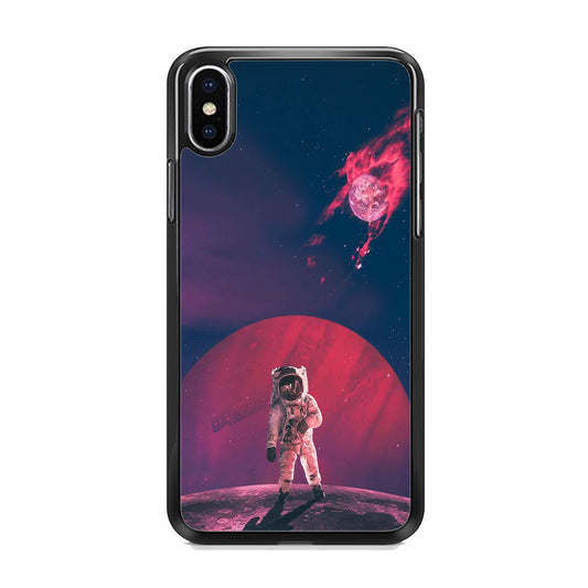 Astronaut Sunset From The Galaxy iPhone X Case
