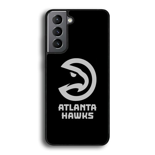 Atlanta Hawks Black Grey Samsung Galaxy S21 Plus Case - Ezzystore