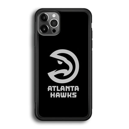 Atlanta Hawks Black Grey iPhone 12 Pro Max Case
