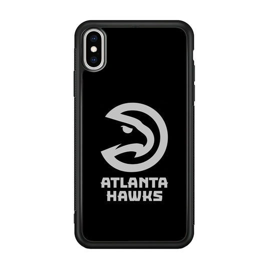 Atlanta Hawks Black Grey iPhone Xs Max Case