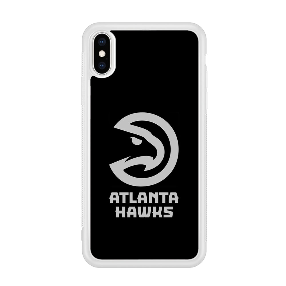 Atlanta Hawks Black Grey iPhone Xs Max Case