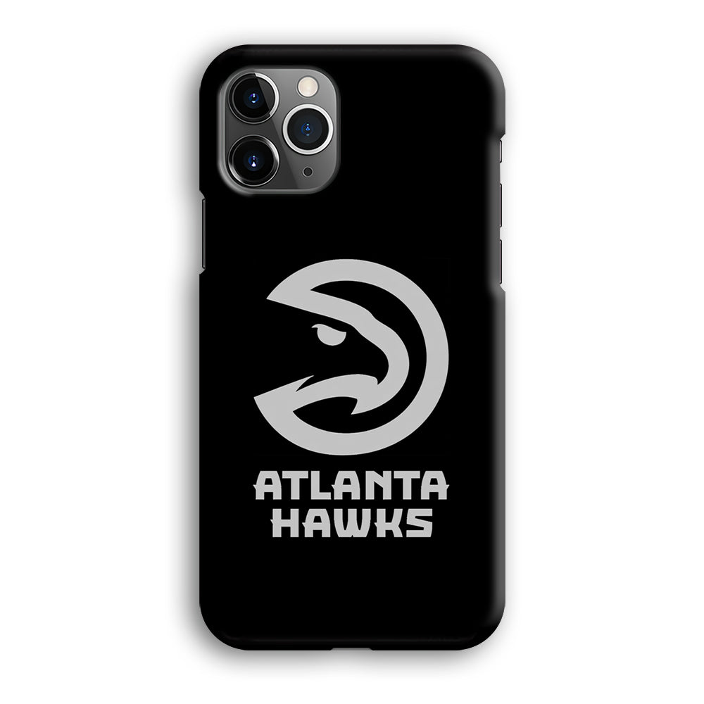 Atlanta Hawks Black Grey iPhone 12 Pro Max Case