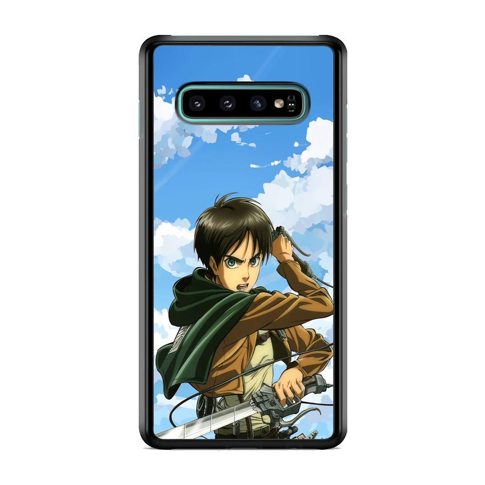 Attack on Titan Eren Jaeger Samsung Galaxy S10 Case - ezzyst