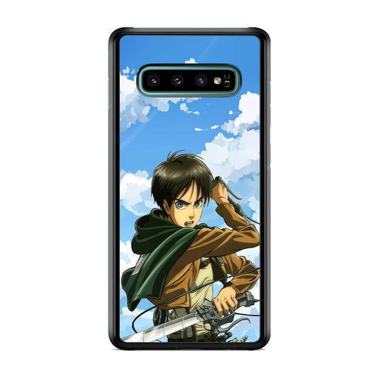 Attack on Titan Eren Jaeger Samsung Galaxy S10 Case - ezzyst