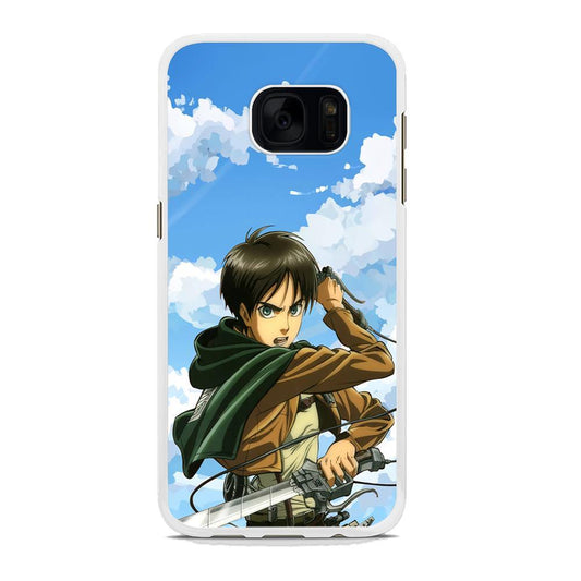Attack on Titan Eren Jaeger Samsung Galaxy S7 Edge Case - ezzyst