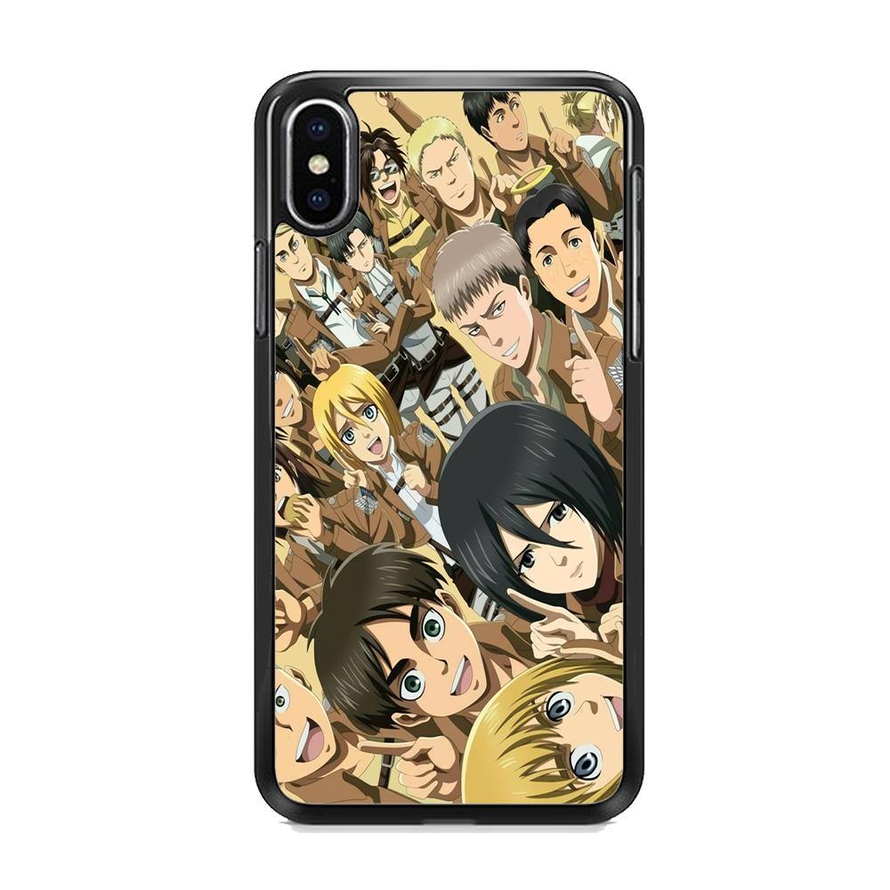 Attack on Titan Family iPhone Xs Max Case - ezzyst