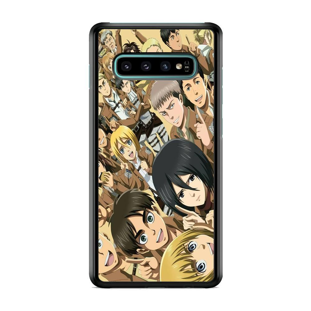Attack on Titan Family Samsung Galaxy S10 Case - ezzyst
