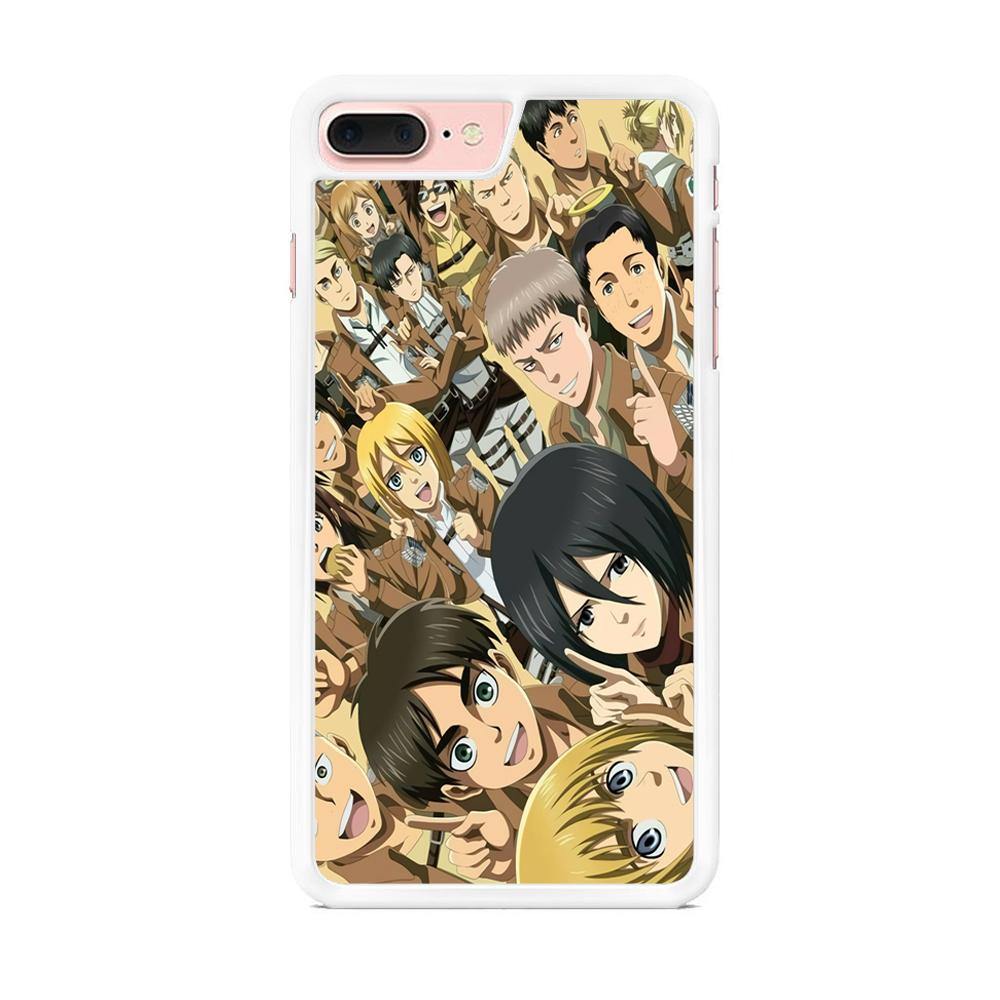 Attack on Titan Family iPhone 8 Plus Case - ezzyst