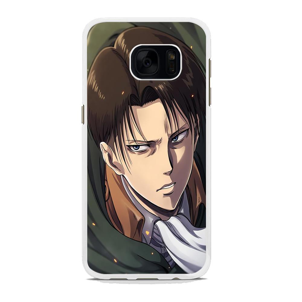 Attack on Titan Levi Face Samsung Galaxy S7 Edge Case - ezzyst
