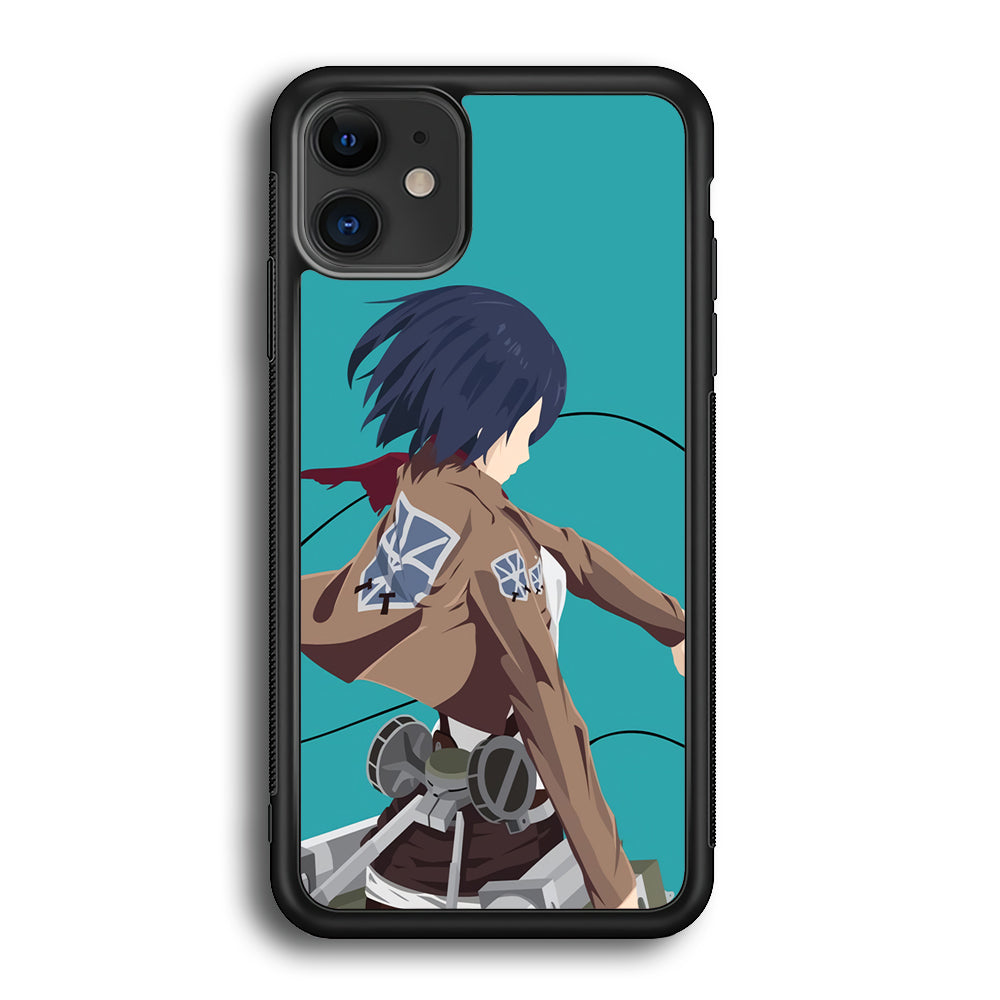 Attack on Titan Mikasa Tosca iPhone 12 Case