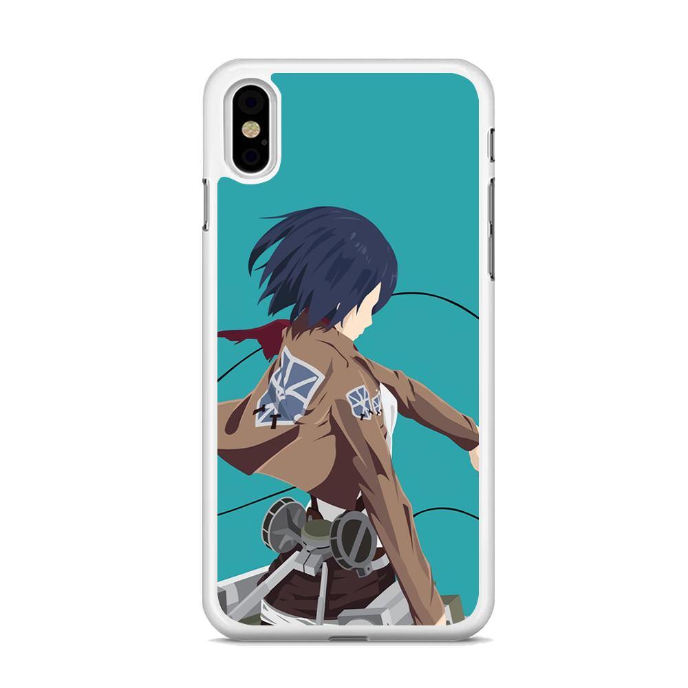 Attack on Titan Mikasa Tosca iPhone Xs Max Case - ezzyst