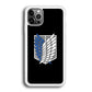Attack on Titan Scouting Legion Black Simple iPhone 12 Pro Case